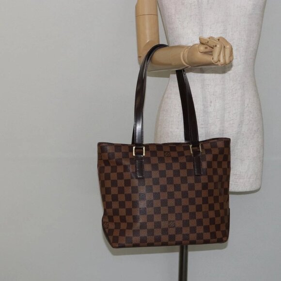 Louis Vuitton Handbags - LOUIS VUITTON Damier Ebene Cabas Piano Tote Bag M51148 LV Auth 145837